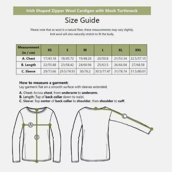 Aran Woollen Mills 100% Merino Wool Cable Knit Long Cardigan Sweater Jacket Coat - Picture 11 of 12